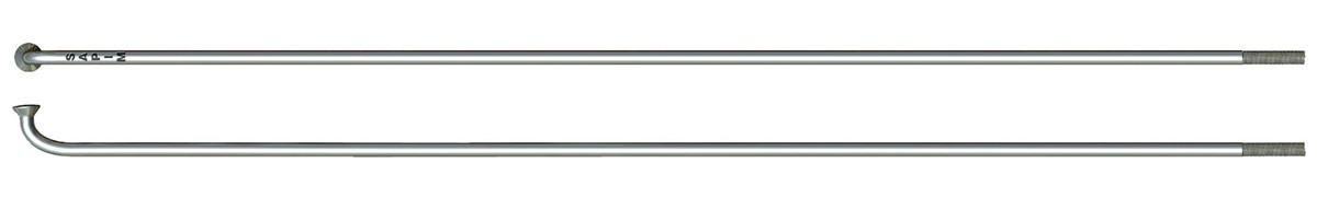 Sapim Leader Inox Eger 2,3 x 172 mm. Sølv