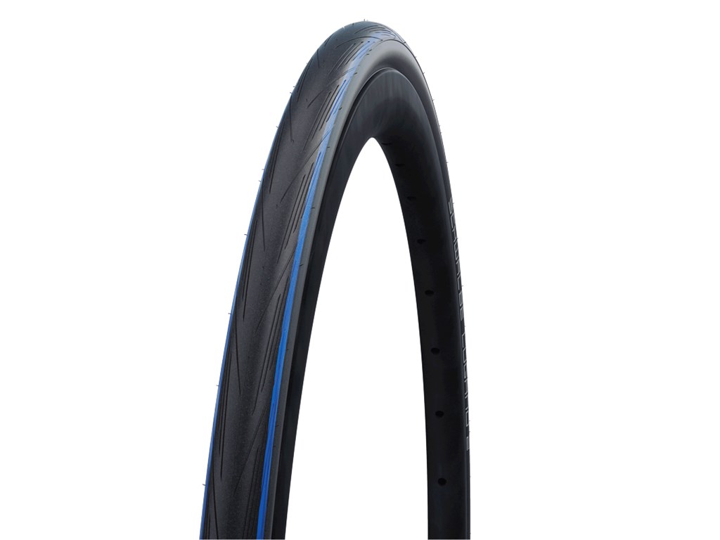 Schwalbe Lugano II - K-Guard Foldedæk - 700x25c (25-622) Sort/Blå