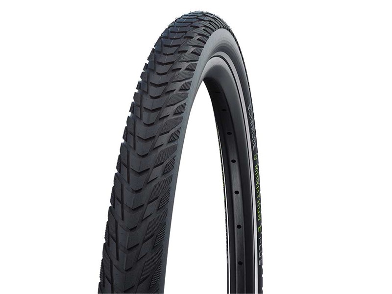 Schwalbe Marathon E-Plus - Tråddæk - 27,5x2,00 (50-584) E-50 - Sort