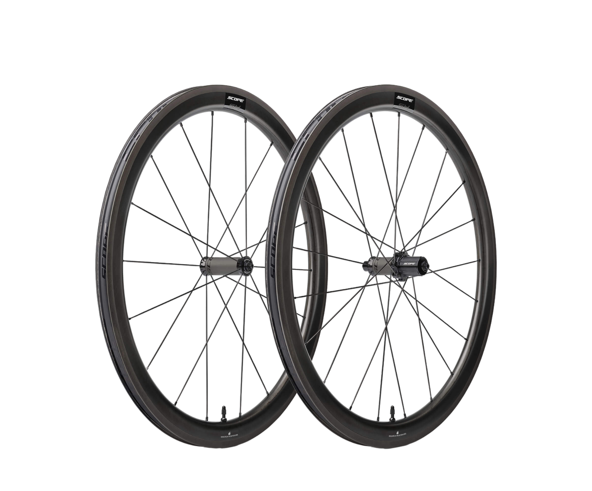 Scope S4 fælgbremse hjulsæt carbon Shimano sort