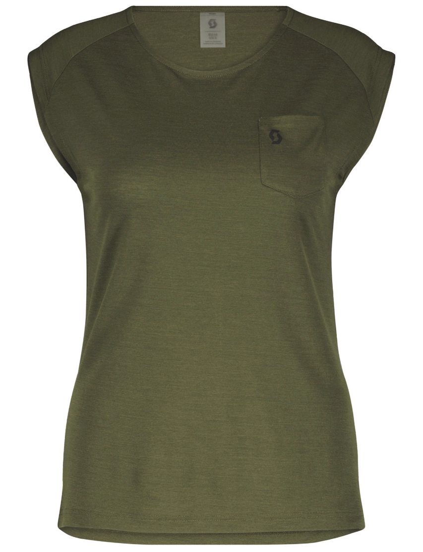 Scott Defined Merino Dame Tanktop Grøn
