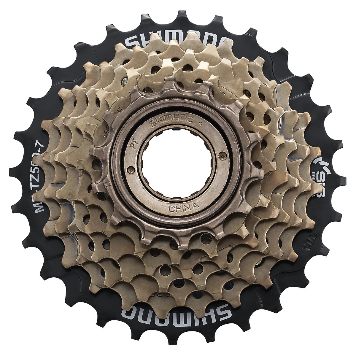 Galinis žvaigždžių blokas Shimano Tourney TZ MF-TZ500 7-speed 14-28T (užsukamas)
