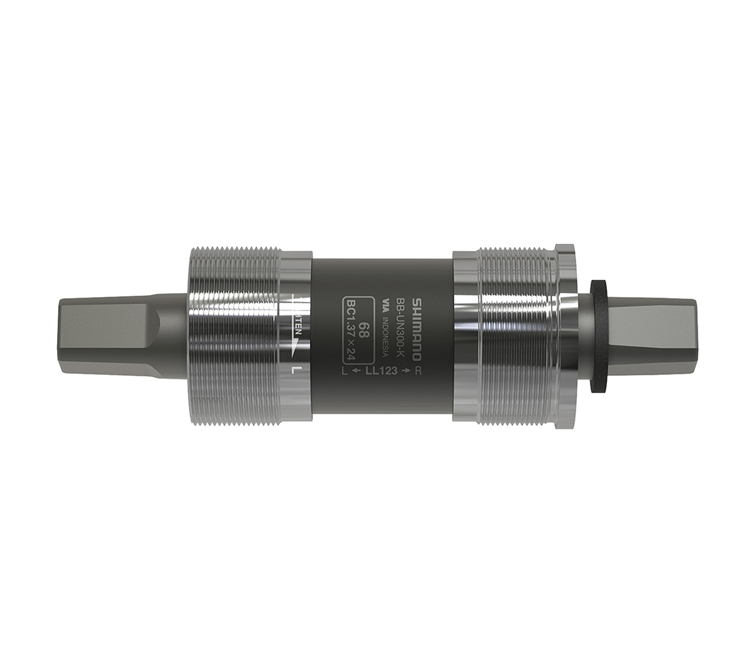 Shimano UN300 - Krankboks - Firkant - BSA gevind - 127,5 x 68mm - kædeskærm model