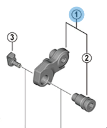 Shimano Ultegra - Bolt til bagskifter - Aksel unit adapter standard - RD-R8150