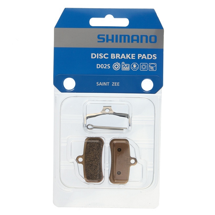 SHIMANO SKIVEBREMSEKLODS BP-D02S-MX SINTRET UDEN FINNE 1 par - Cykeltilbehør