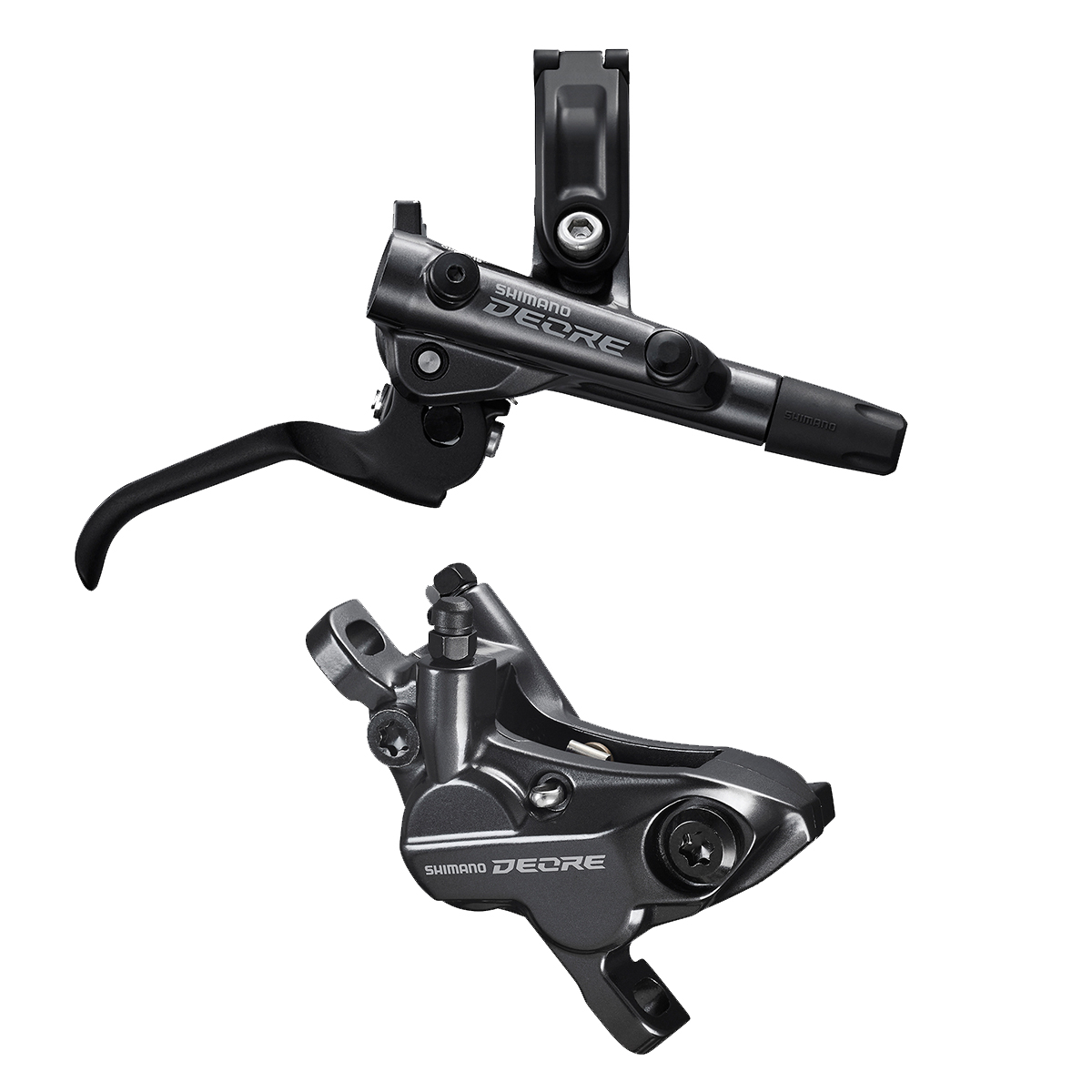 Shimano Deore - Bremsesæt hydraulisk med 4 stempler - Højre - M6120