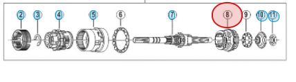 Shimano Nexus - Griber til 3 gears bagnav Nexus - SG-3C40