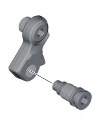 Shimano XT - Beslag til bagskifter - Aksel unit adapter - RD-M8000