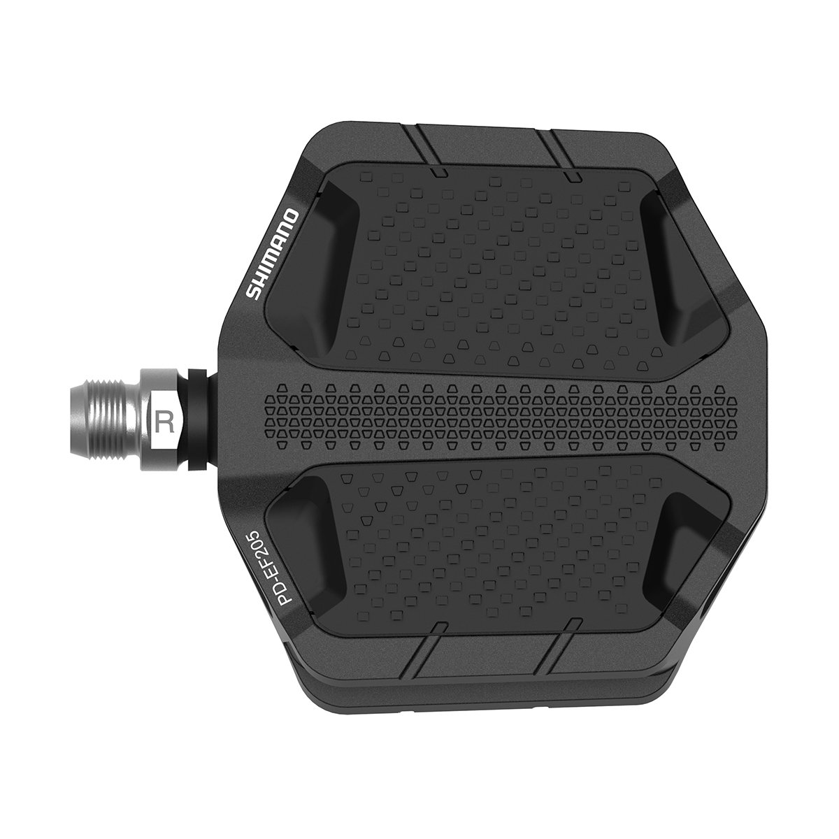 Shimano Flat - Pedaler Urban - Platform - Sort - PD-EF205