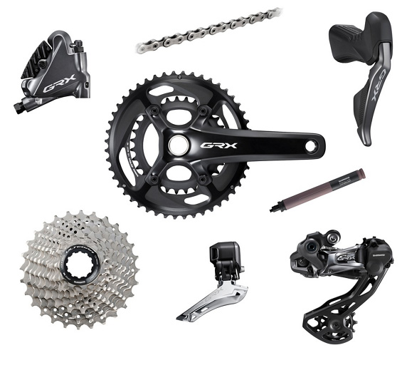 Shimano GRX Di2 RX815 2x11 Speed Geargruppe 172,5mm
