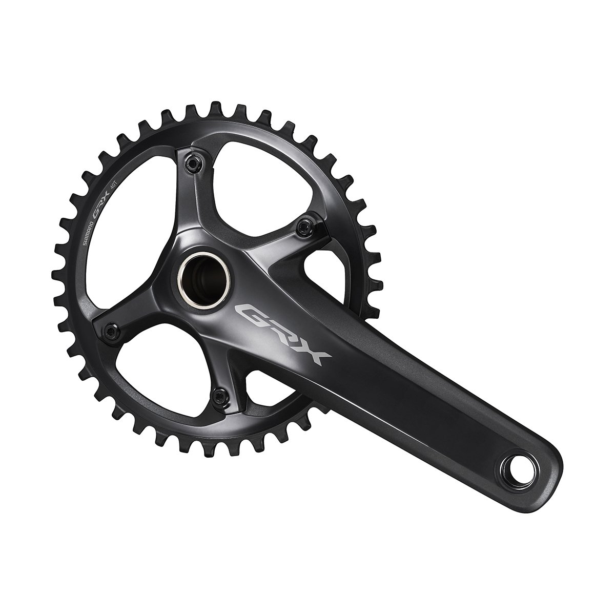 Shimano GRX kranksæt - Single 40 tands - 1 x 11 gear - 170mm pedalarme - FC-RX810