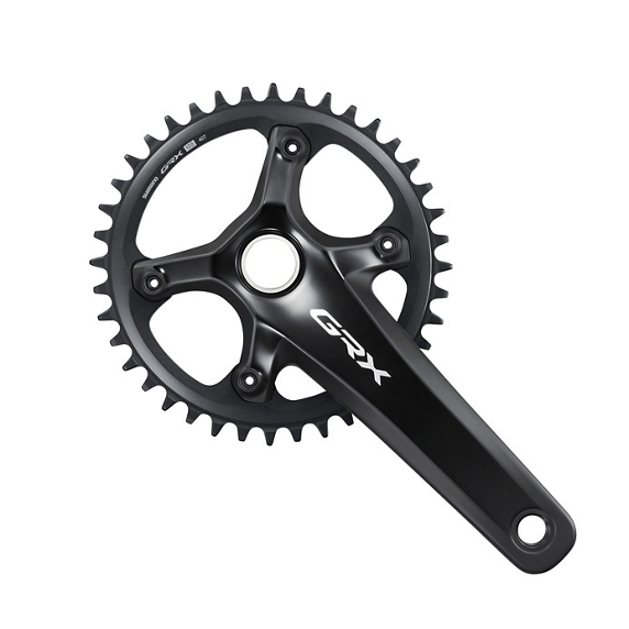 Shimano GRX Kranksæt - 12 Speed - 40T - 172,5mm pedalarm - FC-RX820-1 - Sort