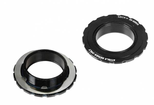 Shimano XT - Låsering og skive til pedalarm - FC-M8100
