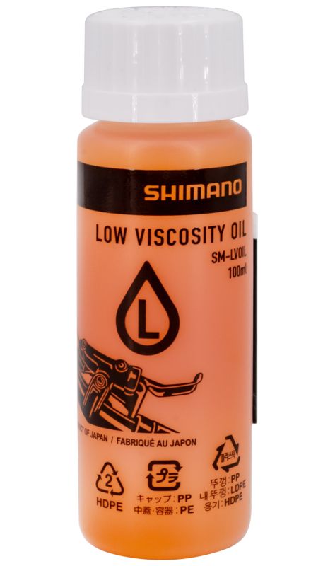 Shimano - Low Viscosity - Mineralsk olie - 100 ml - Til skivebremser