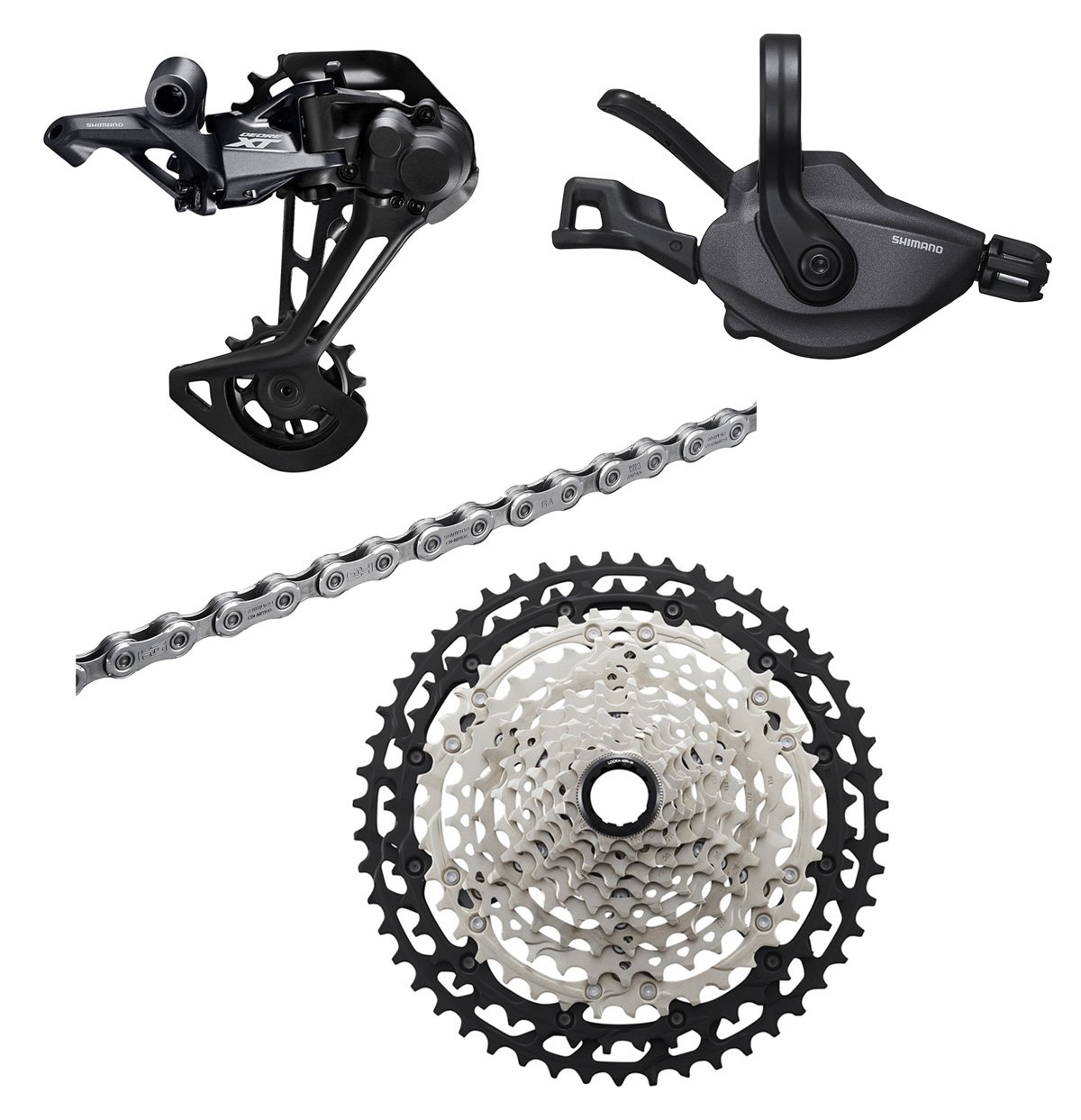 Shimano M8100 opgraderingsgruppe 1x12 10-51T Klampe Montering