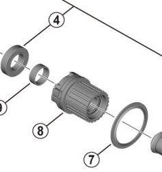 Shimano Micro Spline Kassettehylster MT410