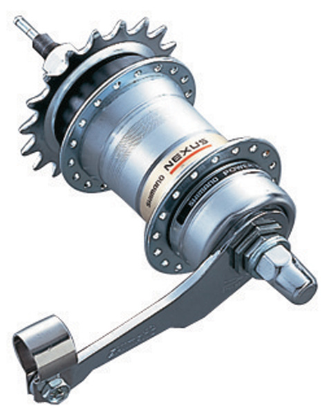 Shimano Nexus - Gearnav med 3 gear og fodbremse - Type: SG-3C41 - 168mm aksel