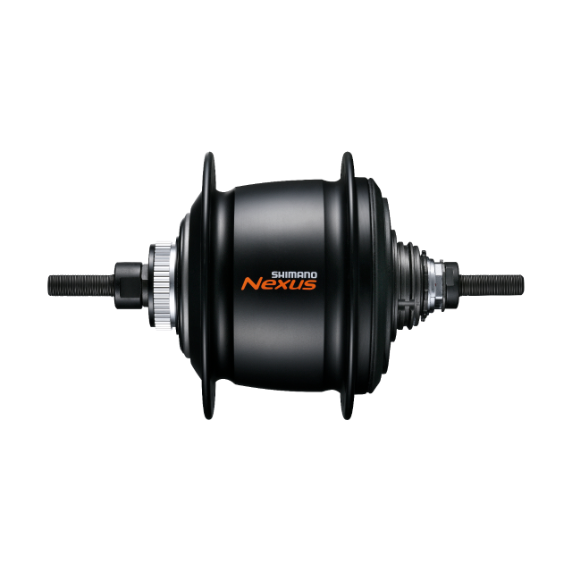 Shimano Nexus - Bagnav med 8 gear og til skivebremse - Type: SG-C60018-D-AL - Sort