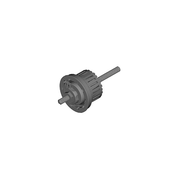 Shimano Nexus navindsats 140mm lang til dynamo nav model DH-C6000-1R Sort