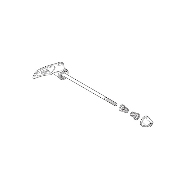 Shimano Quick Release 133mm til forhjul model WH-9000S