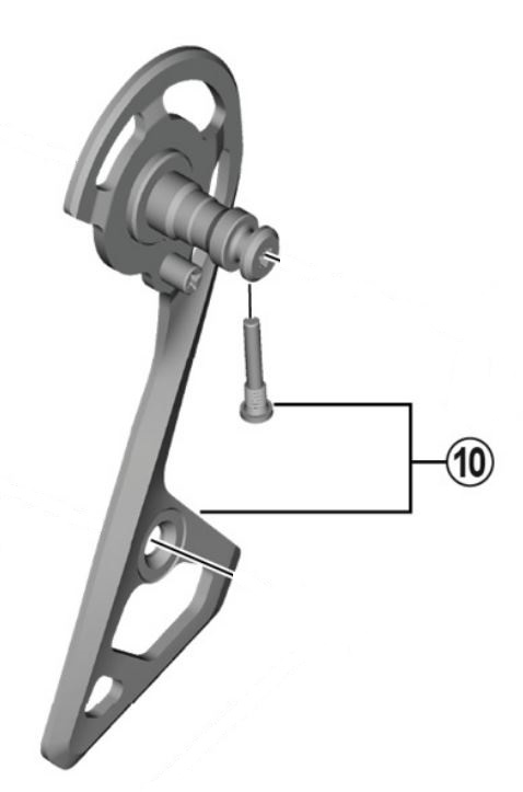 Shimano Ultegra - Yderplade og bolt til bagskifter - Type RD-R8000-SS