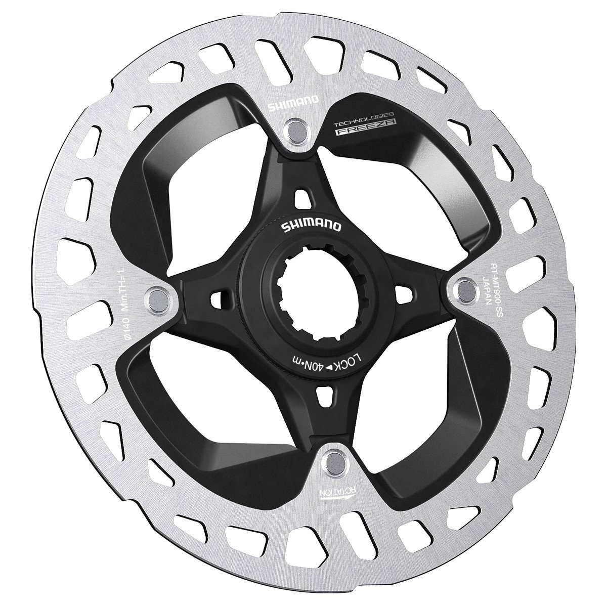 Shimano MT900 - Rotor til skivebremser - 140mm CL til center lock