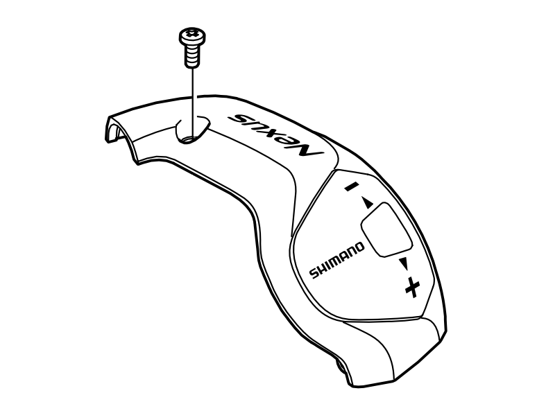 Shimano Nexus 3 - Indikator dæksel til revo greb - Model SL-3S41