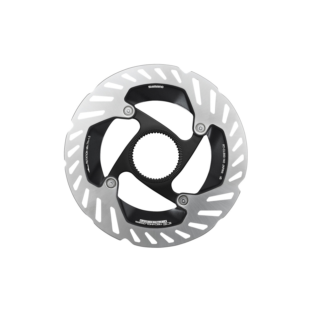 Shimano CL900 - Rotor Road - Ice-Tech Freeza heat 140 mm - Til center lock Ext.