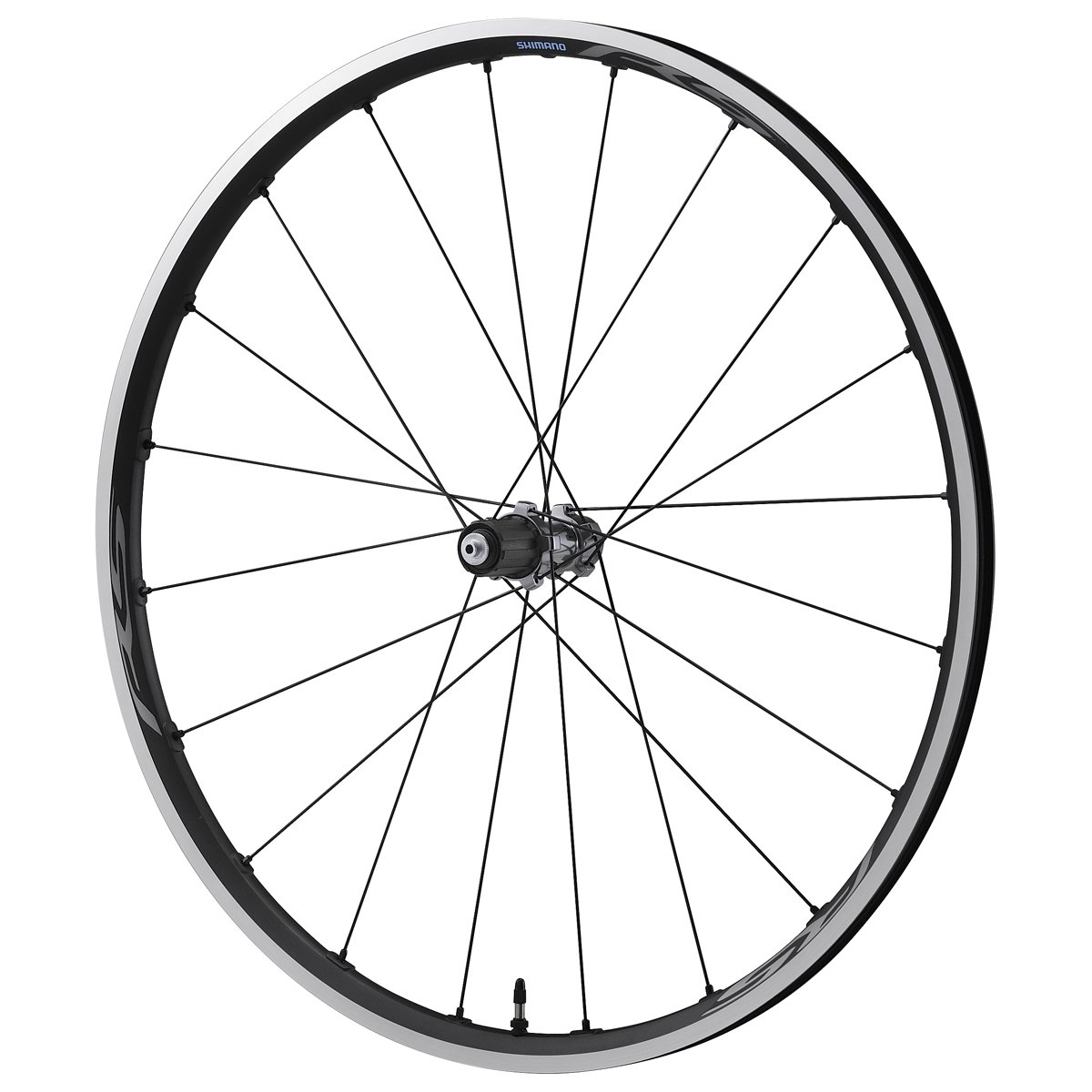 Shimano Baghjul 11/10-sp Mørk Grå Wh-rs500-tl-r Tubeless Qr - Cykelhjul