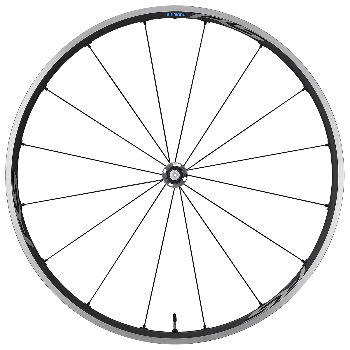 Shimano Forhjul Mørkegrå Wh-rs500-tl-f Tubeless Qr - Cykelhjul