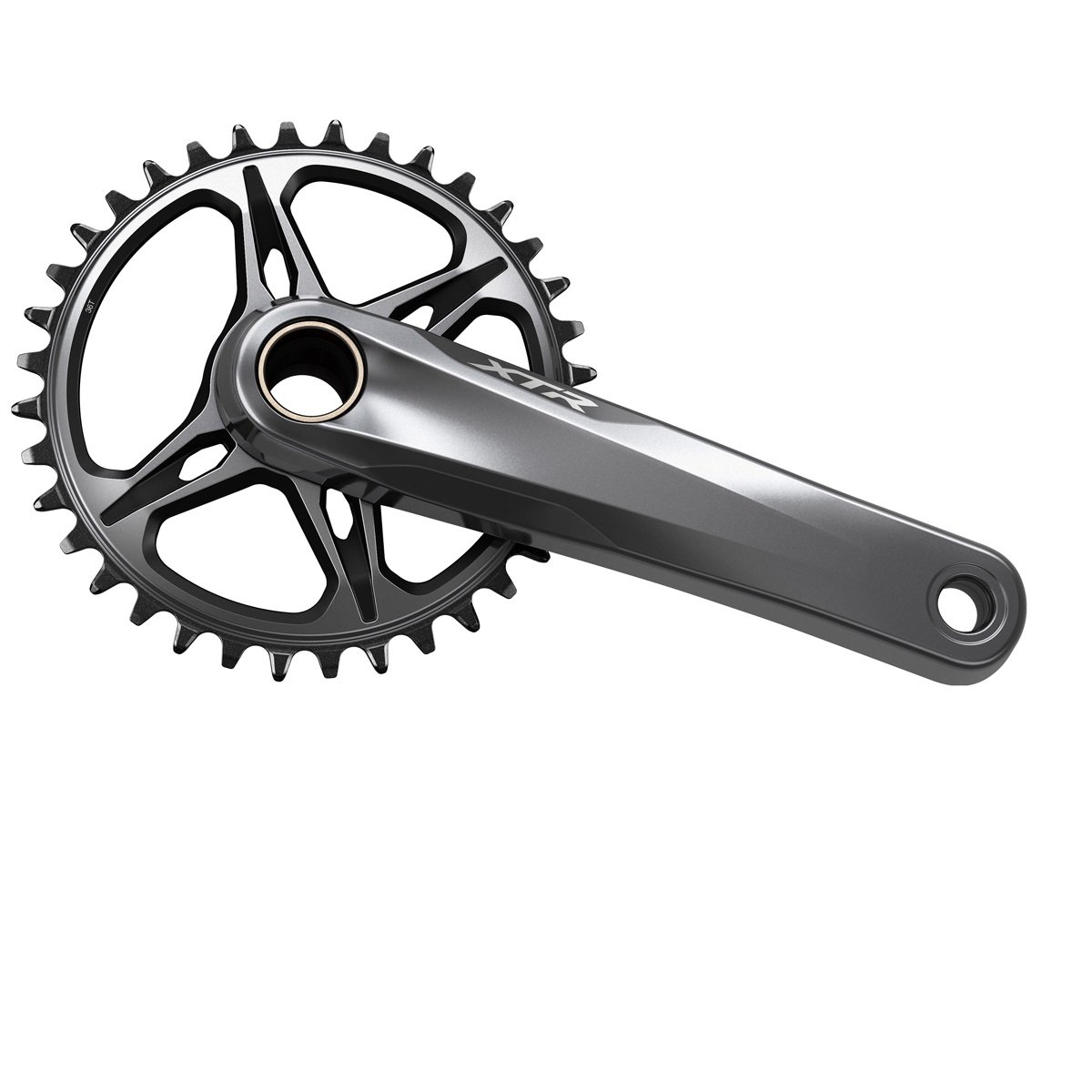 SHIMANO XTR FC-M9100 švaistikliai - 1x11/12 pavarų - be pavarų perjungiklio - 175 mm