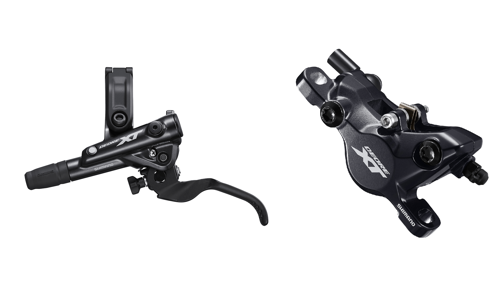 Shimano Skivebremsesæt M8100 For Xt Postmount Ej Rotor Ej Adapter - Cykel skivebremsesæt