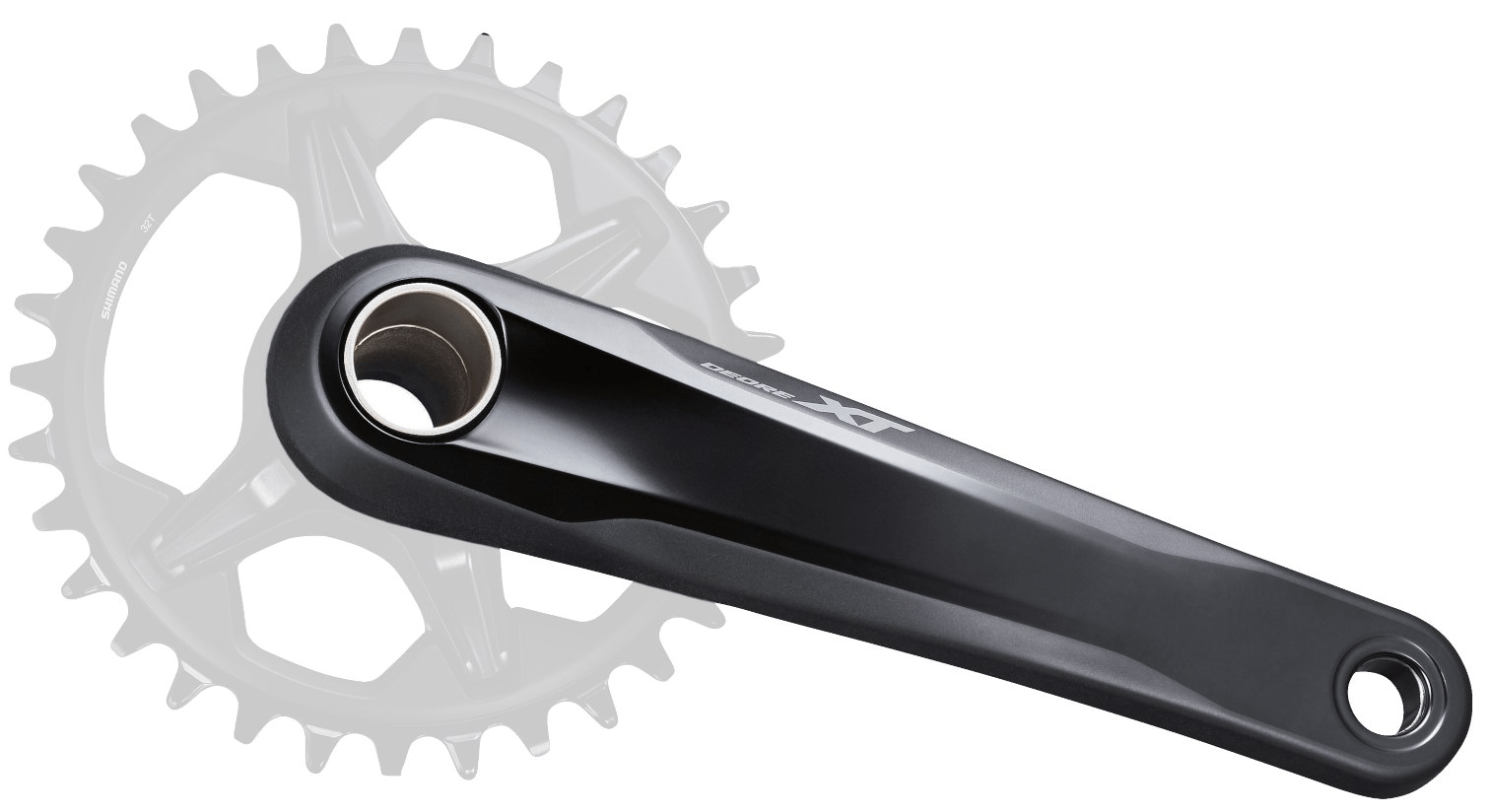 Shimano Kranksæt 12sp For Single 165mm Fc-m8100-1 W/o Cr 165mm - Kranksæt