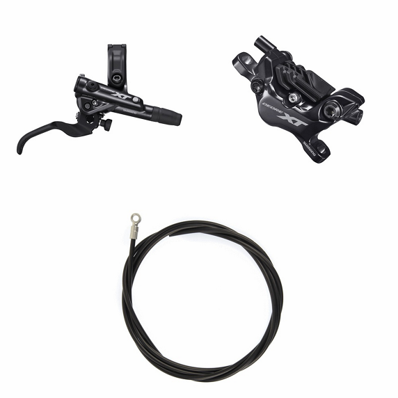 Shimano Skivebremsesæt M8120 Bag Xt Postmount Ej Rotor Ej Adapter - Cykel skivebremsesæt