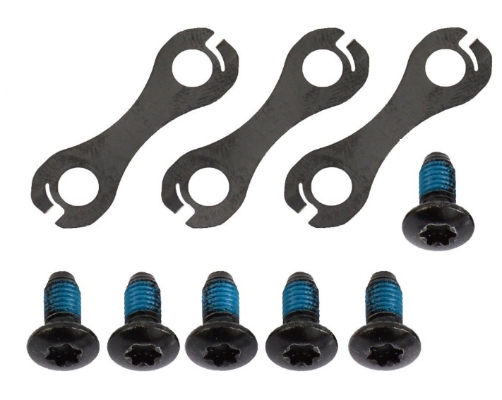 Shimano XT - 6 stk. bolte for bremserotor montering - SM-RT76