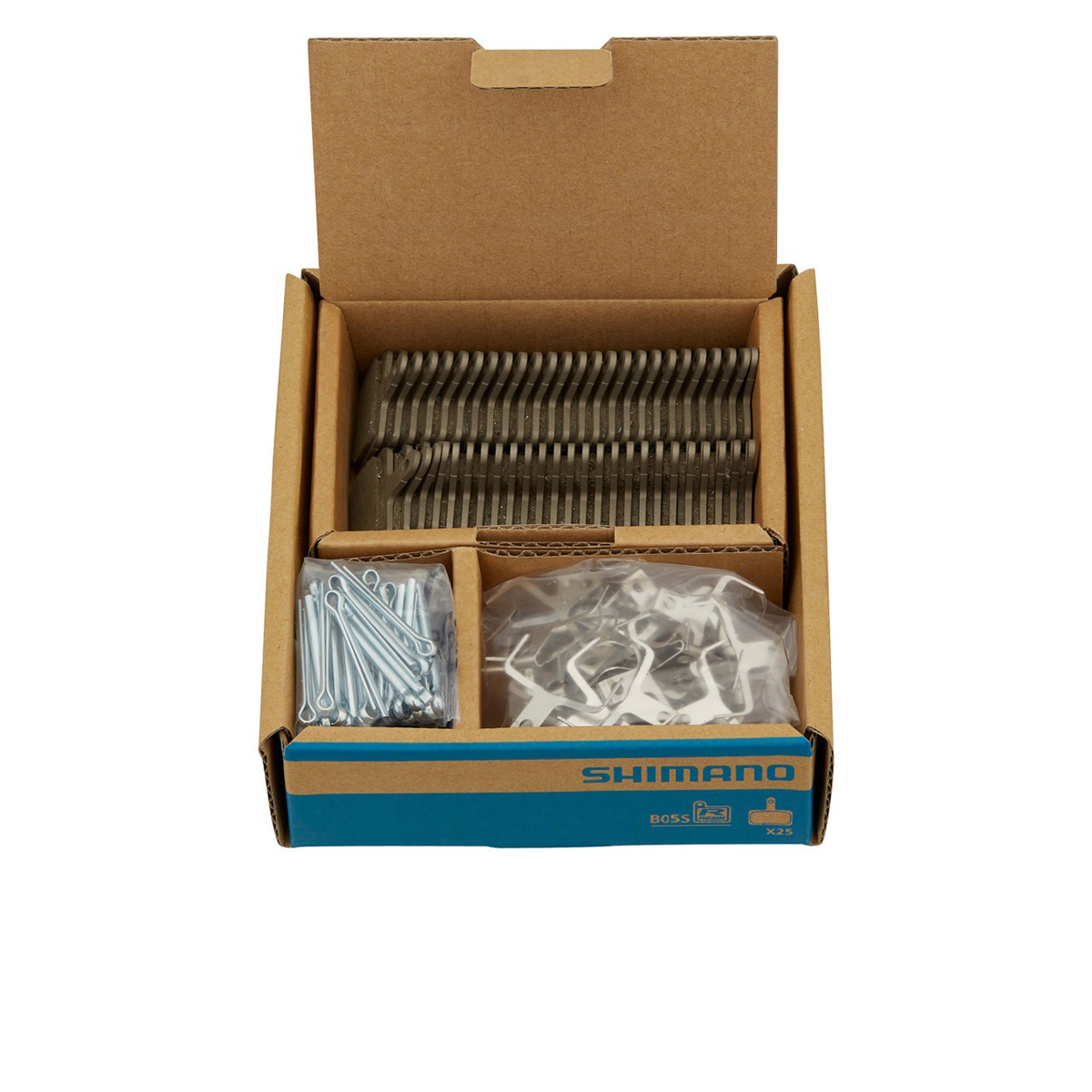 Shimano Skivebremseklods B05s Resin Incl Spring/split Pin 25 Pairs - Cykel skivebremseklods