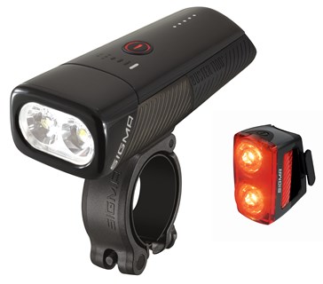 Sigma Lygtesæt Buster 1100 & Rl 150 - Cykellygte
