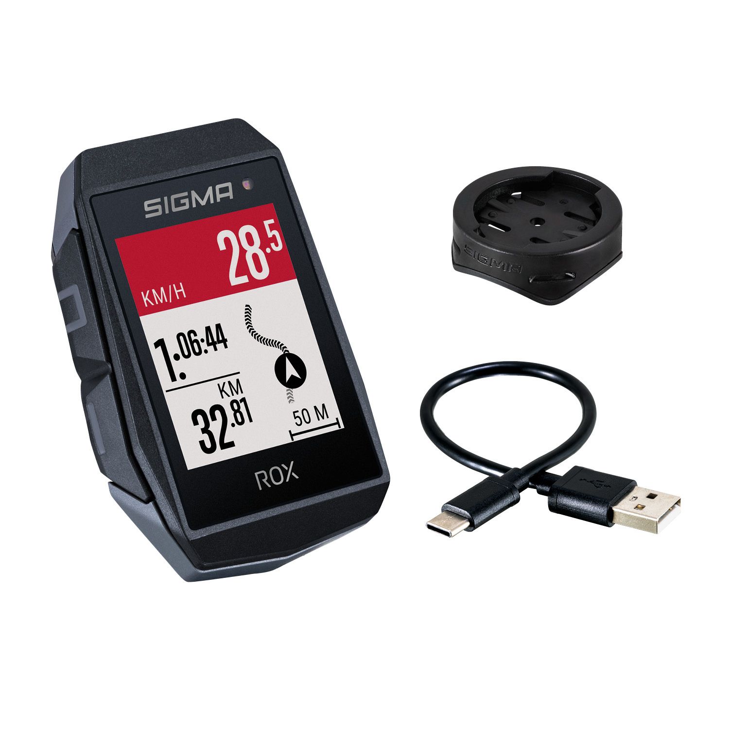 Sigma ROX 11.1 Evo - Cykelcomputer med GPS - Sort