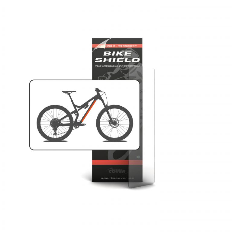 Sportscover BikeShield Skrårørsbeskyttelse Medium Blank
