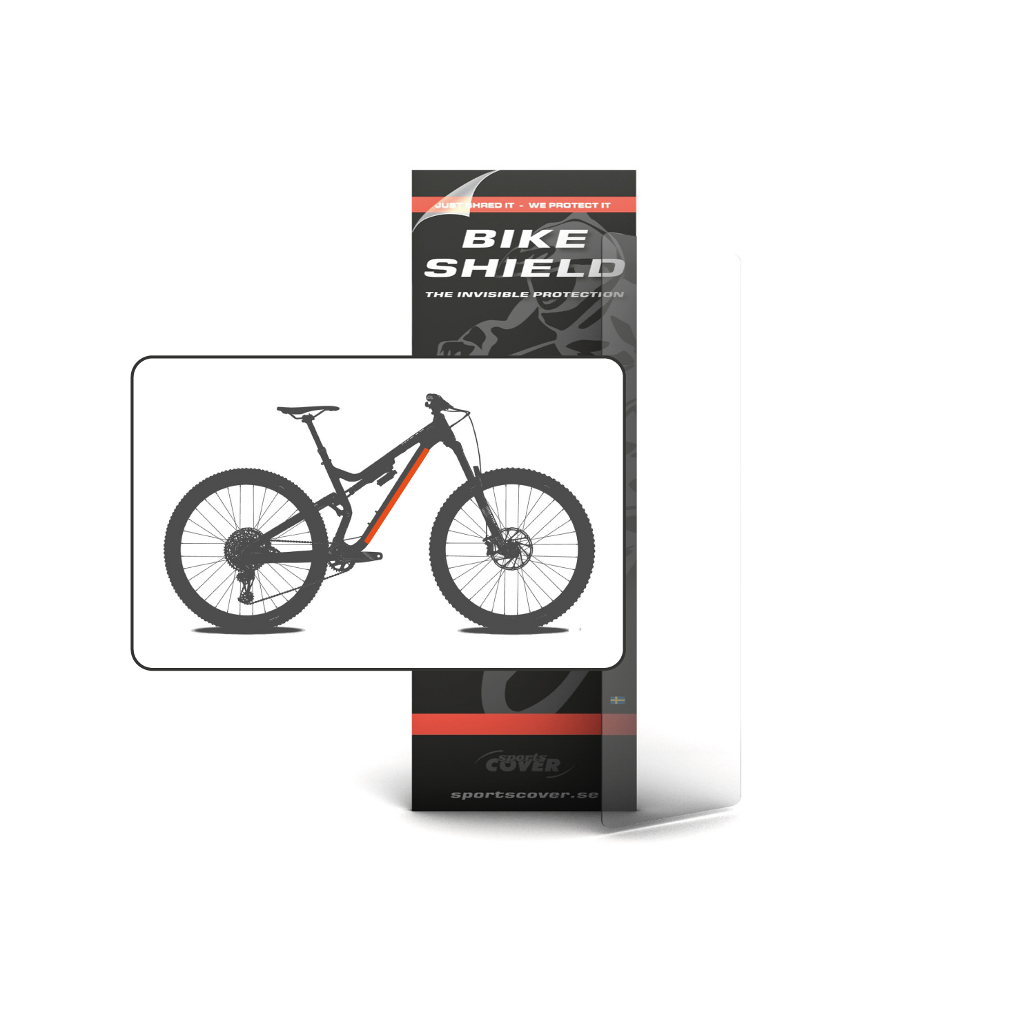 Sportscover BikeShield Skrårørsbeskyttelse Large Mat