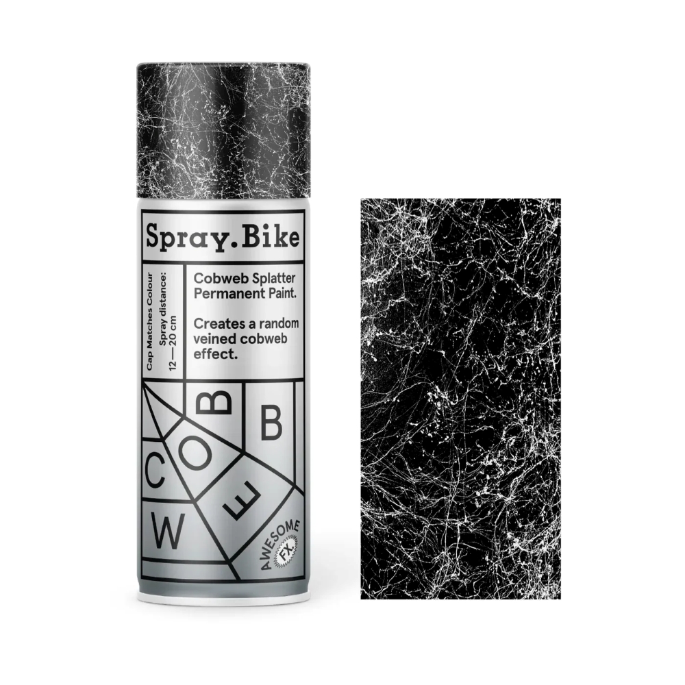 Spray.Bike spraymaling 400 ml Awesome FX Cobweb hvid