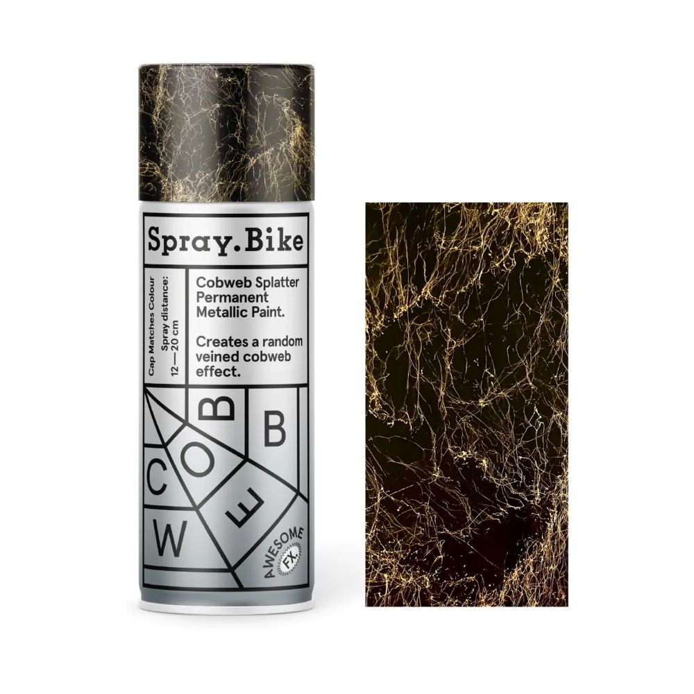 Spray.Bike spraymaling 400 ml Awesome FX Cobweb guld