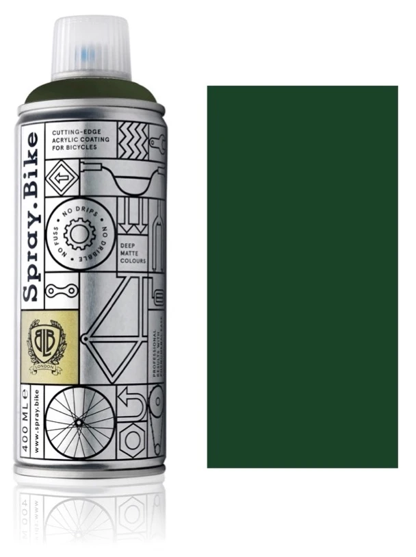 Spray.Bike spraymaling 400 ml Mørkegrøn