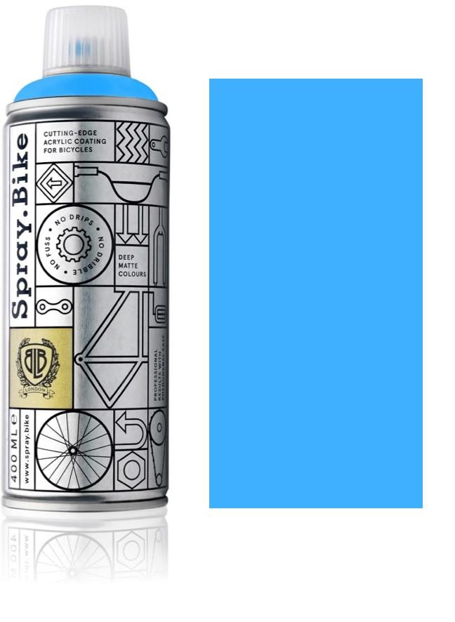 Spray.Bike spraymaling 400 ml fluorescerende lyseblå