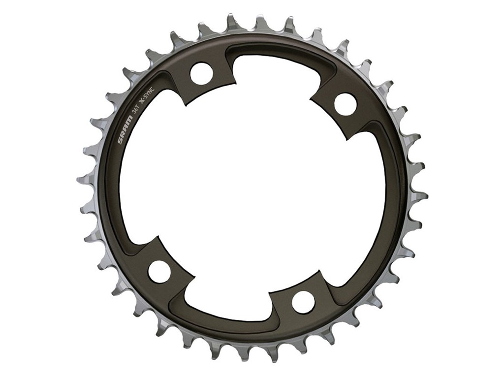 Sram Force AXS Klinge 40T 1x12 Speed 107 MM BCD Grå