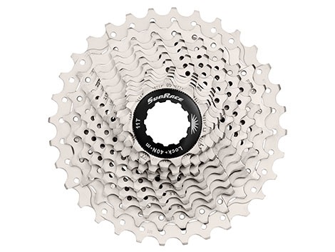 Sunrace CSRS1 - Kassette 10 gear - 11-32 tands - Road - Til Shimano eller Sram - Metallic
