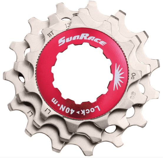 Sunrace Kassette Tandhjul 10 Speed 11-13-15T Sølv