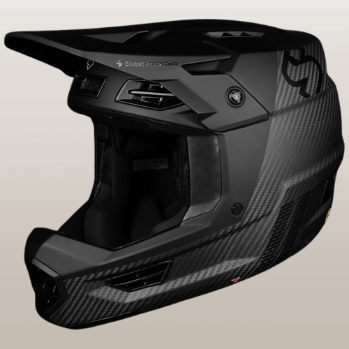 Sweet Protection - Fixer Carbon 2Vi® Mips - Fullface Hjelm - Matte Black Carbon - S