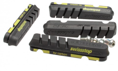 Swissstop Flash EVO - Bremsegummi til Shimano, Sram - 4 stk - Carbon fælge