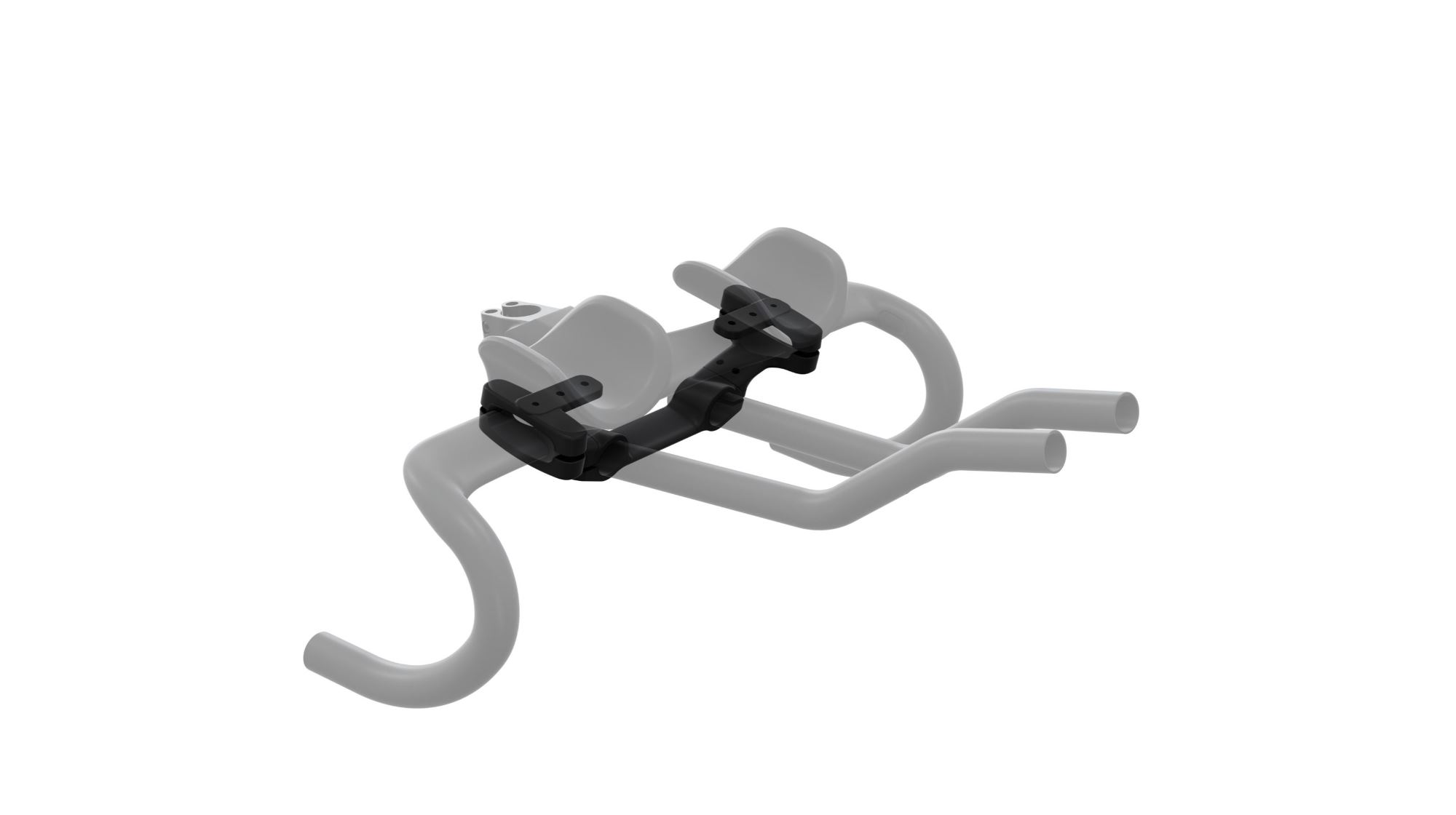 Syncros Creston Aero TT/TRI Clip on Bracket Cykelstyr-forlænger - Sort
